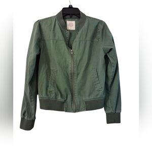 SO Olive Green Bomber Jacket Bella Swan Twightcore 90's Y2K Size Medium